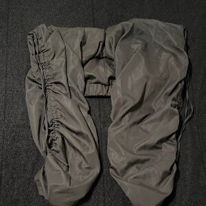 SHEIN Black scrunch cargo pants